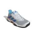 adidas Tennisschuhe Barricade Allcourt hellblau/weiss Kinder